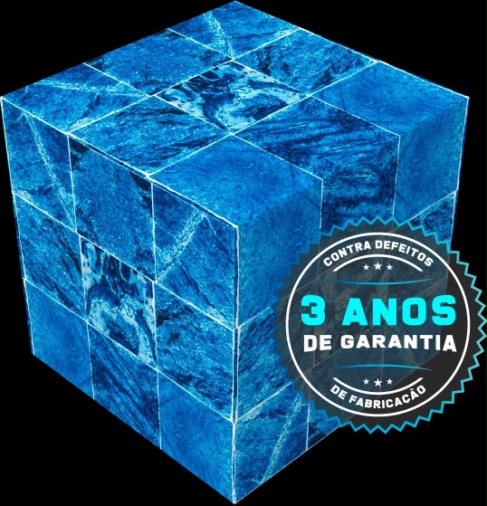 Revestimento vinil azul mármore
